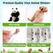 300PCS Cute Realistic Animal Stickers Pack – Waterproof Vinyl Animal Stickers for Water Bottles, Laptops, Classroom Rewards, Safari Party & Scrapbook